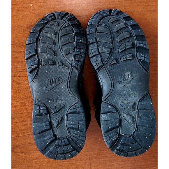 Nike Manoa LTR Kid's Shoes 11C BQ5373-001 Black Mid Top Lace-up Sneakers - Picture 10 of 10